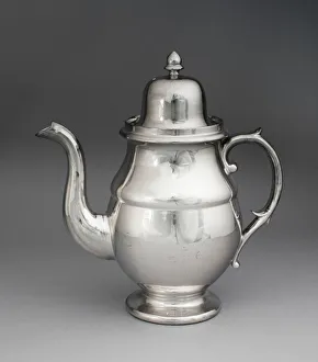 Chocolate Pot, Staffordshire, 1810/20. Creator: Staffordshire Potteries Chocolate Pot, Staffordshire, 1810/20. Creator: Staffordshire Potteries