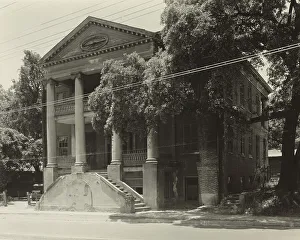 Handrail Prints: Choctaw, Natchez vic. Adams County, Mississippi, 1938. Creator: Frances Benjamin Johnston