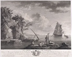Fisherman Gallery: The Choice of Fish, ca. 1770. Creator: Yves Le Gouaz