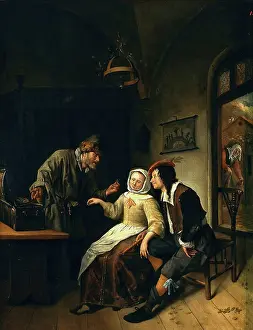 Youth Prints: Choice between richness and youth, 1663. Creator: Jan Steen