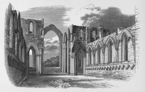Alexander Francis Gallery: The Choir, Fountains Abbey, c1880, (1897). Artist: Alexander Francis Lydon