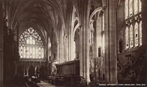 Gw Wilson Prints: Choir Looking East, Bristol Cathedral