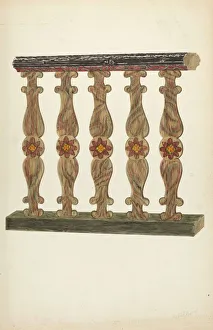 Railings Gallery: Choir Rail, 1935 / 1942. Creator: Albert Pratt