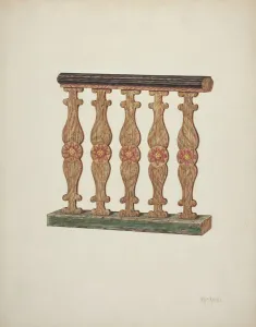 Railings Gallery: Choir Rail, 1939. Creator: William Kieckhofel