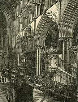 Anglican Collection: The Choir of Worcester Cathedral, 1898. Creator: Unknown
