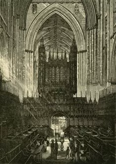 Choir of York Minster, 1898. Creator: Unknown