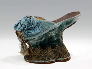 Brooklyn Museum Collection: Chopines, Italian, 1590-1610. Creator: Unknown