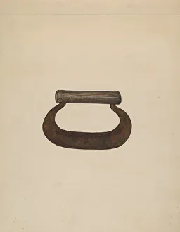Praefke Walter Prints: Chopping Knife, c. 1937. Creator: Walter Praefke