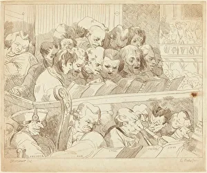 Choir Prints: A Choral Band, c. 1784. Creator: Lydia Bates
