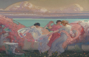 Choral Music Prints: A Choral Dance, 1912. Creator: Emile Vloors