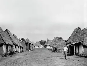 Panama Prints: Chorrera, Panama, street scene, c.between 1910 and 1920. Creator: Unknown