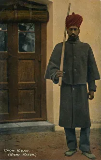 And Sons Prints: Chow Kidar (Night Watch), c1910. Creator: Unknown