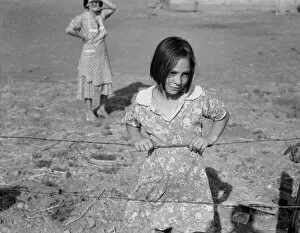 One of Chris Adolph's younger children, FSA Rehab... near Wapato, Yakima Valley, Washington, 1939