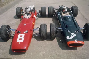 Aotearoan Prints: Chris Amon and Jackie Stewart at the British Grand Prix