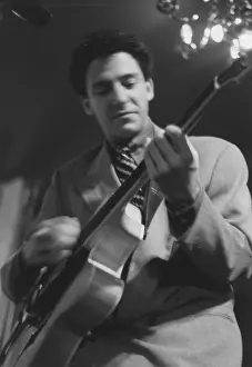 Guitar Player Prints: Chris Flory, c1990. Creator: Brian Foskett