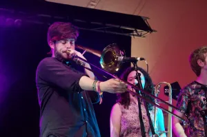 Chris Saunders, Love Supreme Jazz Festival, Glynde Place, East Sussex, 2015. Artist