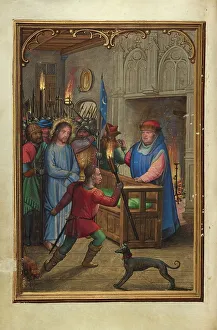 Simon Benig Prints: Christ before Annas; Prayer Book of Cardinal Albrecht of Brandenburg
