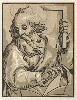 Christ and the Apostles: St. Thomas (with the Square), 1600s. Creator: Ludolph Büsinck