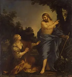 Magdalene Prints: Christ Appearing to Mary Magdalene, 1645. Creator: Pietro da Cortona