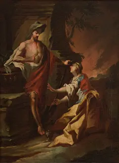 Stigmata Prints: Christ Appearing to Mary Magdalene as a Gardener (Noli me tangere)