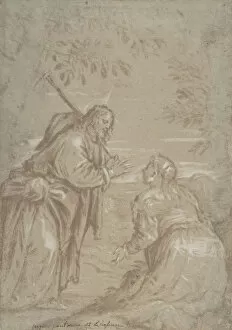 Images Dated 23rd September 2020: Christ Appearing to Saint Mary Magdalen ('Noli Me Tangere'), ca. 1560