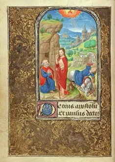 Appearing Prints: Christ Appearing to Saint Peter: The Conversion of Saint Paul; Prayer Book of Charles
