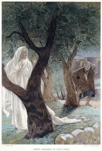 Disciple Gallery: Christ appearing to St Peter, c1890. Artist: James Tissot