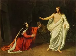 Amazement Gallery: Christ appears to Mary Magdalene, 1834, (1965). Creator: Aleksandr Ivanov