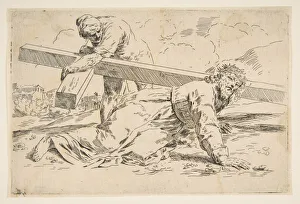 Christ bearing the cross on his back, copy after Cantarini, ca. 1637-1639 or after