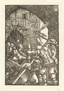 Altdorfer Albrecht Prints: Christ Bearing the Cross, c. 1513. Creator: Albrecht Altdorfer