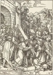 Hans Schäufelein Prints: Christ Bearing the Cross. Creator: Hans Schäufelein the Elder