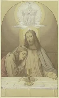 Apostle Prints: Christ with the Beloved disciple John