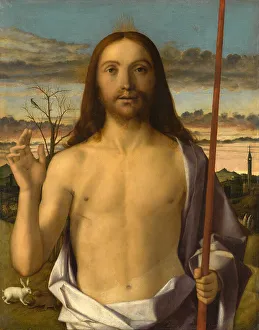 Saviour Of The World Gallery: Christ Blessing. Artist: Bellini, Giovanni (1430-1516)