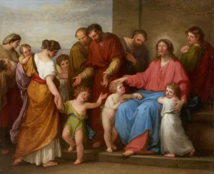 Angelika 1741 1807 Prints: Christ Blessing the Children (Let the little children come to me), 1796