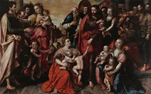 Maerten Prints: Christ Blessing the Children (Let the little children come to me)