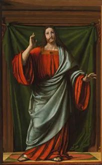 Andrea Del Prints: Christ Blessing. Creator: Andrea Solario