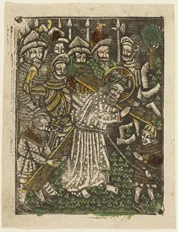 Block Book Prints: Christ Carrying the Cross, 1460-65. Creator: Unknown