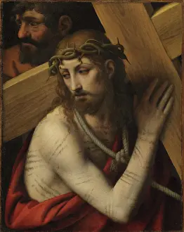 Christ Carrying the Cross, 1520-1530. Creator: Luini, Bernardino (ca. 1480-1532)