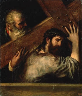 Crown Of Thorns Collection: Christ Carrying the Cross, 1560s. Artist: Titian