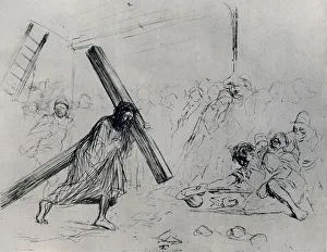 Christ Carrying the Cross, 1925. Artist: Jean Louis Forain