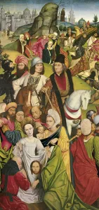 Tizian Prints: Christ Carrying the Cross. Artist: Baegert, Derick (ca 1440-after 1502)