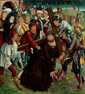 Ridicule Prints: Christ Carrying the Cross, c. 1490. Creator: Unknown