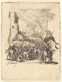 Christ Carrying the Cross, c. 1624/1625. Creator: Jacques Callot Christ Carrying the Cross, c. 1624/1625. Creator: Jacques Callot
