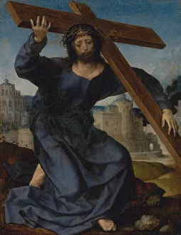Gossaert Jan Prints: Christ Carrying the Cross, ca. 1520-25. Creator: Jan Gossaert