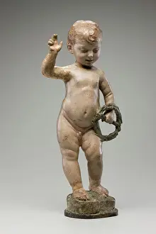 Statuette Prints: Christ Child, late 15th century. Creator: After Desiderio da Settignano (1429/32 - 1464)