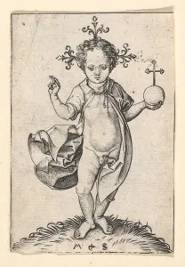 Metro Prints: The Christ Child with an Orb, 1469-1482. Creator: Martin Schongauer