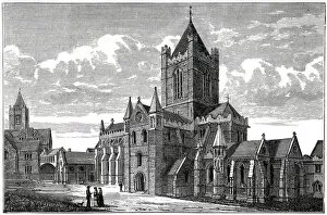 Images Dated 9th May 2007: Christ Church Cathedral, Dublin, c19th century