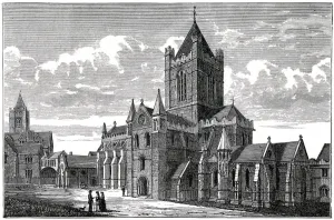 Images Dated 9th May 2007: Christ Church Cathedral, Dublin, c19th century