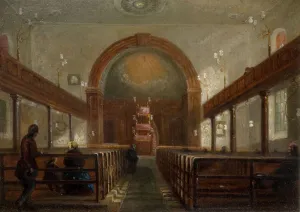 British School Gallery: Christ Church New Street, 1840-1860. Creator: Unknown