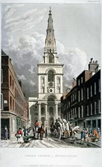 Images Dated 6th June 2018: Christ Church, Spitalfields, London, 1815